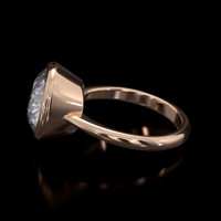 5.38 Ct. Gemstone Ring, 18K Rose Gold 4