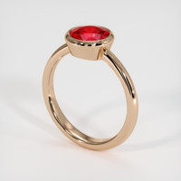 1.81 Ct. Ruby Ring, 18K Rose Gold 2