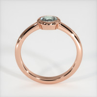 0.58 Ct. Sapphire Ring, 18K Rose Gold 3
