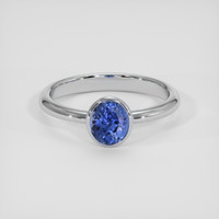 1.75 Ct. Blue Sapphire Ring, Silver 1