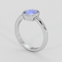 1.75 Ct. Blue Sapphire Ring, Silver 2