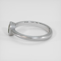 0.62 Ct. Green Sapphire Ring, Silver 4