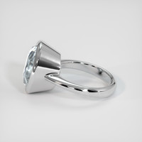 7.45 Ct. Grey Beryl Ring, 10K White Gold 4