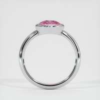 2.98 Ct. Pink Sapphire Ring, 10K White Gold 3