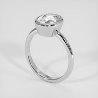 2.42 Ct. White Phenakite Ring, 14K White Gold 2