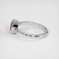 1.19 Ct. Sapphire Ring, 14K White Gold 4