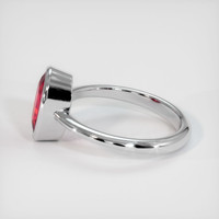 3.02 Ct. Ruby Ring, 14K White Gold 4