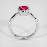 2.09 Ct. Ruby Ring, 14K White Gold 3