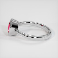 2.09 Ct. Ruby Ring, 14K White Gold 4