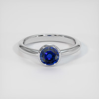 0.94 Ct. Sapphire Ring, 14K White Gold 1