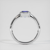 0.94 Ct. Blue Sapphire Ring, 14K White Gold 3
