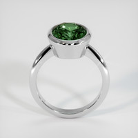 4.50 Ct. Green Sapphire Ring, 14K White Gold 3