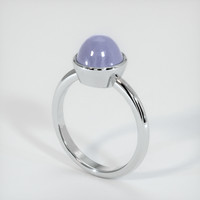 6.84 Ct. Sapphire Ring, 14K White Gold 2