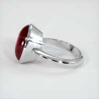 14.99 Ct. Ruby  Ring - 14K White Gold