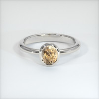 1.06 Ct. Sapphire Ring, 14K White Gold 1