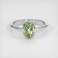 1.46 Ct. Sapphire Ring, 14K White Gold 1