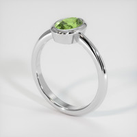 1.46 Ct. Sapphire Ring, 14K White Gold 2