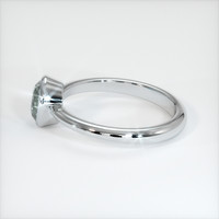 0.94 Ct. Sapphire Ring, 14K White Gold 4