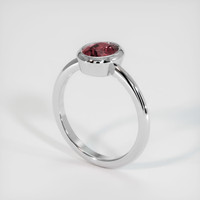 1.19 Ct. Sapphire Ring, 18K White Gold 2