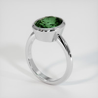 4.50 Ct. Sapphire Ring, 18K White Gold 2