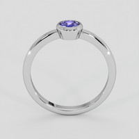 0.56 Ct. Purple Sapphire Ring, 18K White Gold 3