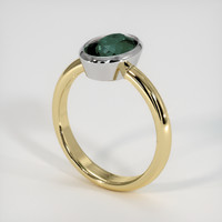 2.32 Ct. Gemstone Ring, 14K White & Yellow 2