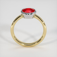 1.81 Ct. Ruby Ring, 14K White & Yellow 3