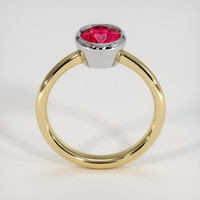 2.09 Ct. Ruby Ring, 14K White & Yellow 3