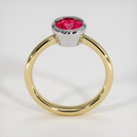 2.09 Ct. Ruby Ring, 14K White & Yellow 3