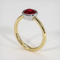 1.70 Ct. Gemstone Ring, 18K White & Yellow 2