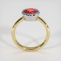 2.10 Ct. Gemstone Ring, 18K White & Yellow 3