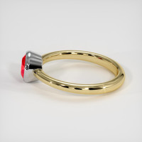 1.10 Ct. Ruby Ring, 18K White & Yellow 4
