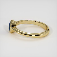 0.62 Ct. Blue Sapphire Ring, 10K Yellow Gold 4