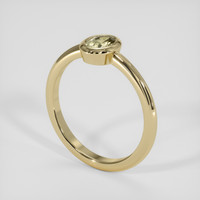 0.55 Ct. Yellow Sapphire Ring, 10K Yellow Gold 2