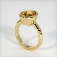 6.75 Ct. Yellow Sapphire Ring, 10K Yellow Gold 2