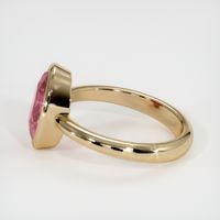2.98 Ct. Pink Sapphire Ring, 14K Yellow Gold 4