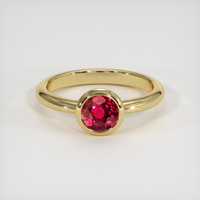 1.09 Ct. Ruby Ring, 14K Yellow Gold 1