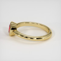 1.09 Ct. Ruby Ring, 14K Yellow Gold 4