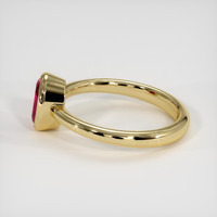 1.10 Ct. Ruby Ring, 14K Yellow Gold 4