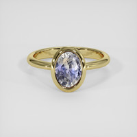 2.44 Ct. Bi Color Sapphire Ring, 14K Yellow Gold 1