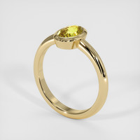 2.01 Ct. Yellow Sapphire Ring, 14K Yellow Gold 2
