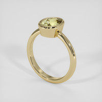 2.01 Ct. Yellow Sapphire Ring, 14K Yellow Gold 2