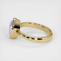 3.27 Ct. Bluish Purple Sapphire Ring, 14K Yellow Gold 4