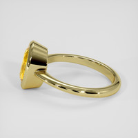 4.26 Ct. Yellow Sapphire Ring, 14K Yellow Gold 4