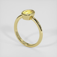 3.02 Ct. Yellow Sapphire Ring, 14K Yellow Gold 2
