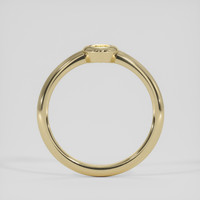 0.52 Ct. Orangish Yellow Sapphire Ring, 14K Yellow Gold 3