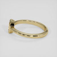 0.52 Ct. Orangish Yellow Sapphire Ring, 14K Yellow Gold 4