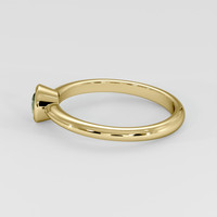 0.61 Ct. Bluish Green Sapphire Ring, 14K Yellow Gold 4