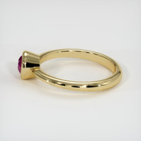 0.49 Ct. Sapphire Ring, 14K Yellow Gold 4