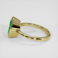 2.56 Ct. Emerald Ring, 18K Yellow Gold 4